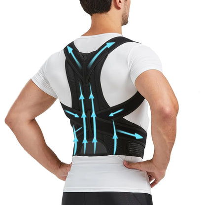 PosturePro Adjustable Posture Corrector & Back Support Brace